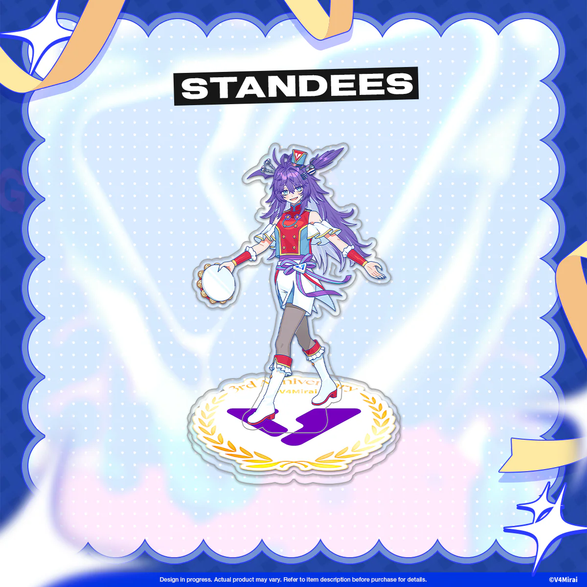 V4Mirai 3rd Anniversary Merch - Acrylic Standee - Image 5