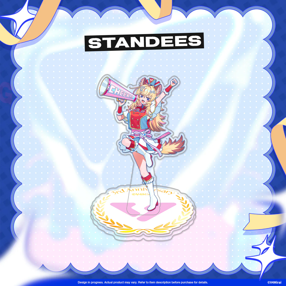 V4Mirai 3rd Anniversary Merch - Acrylic Standee - Image 8