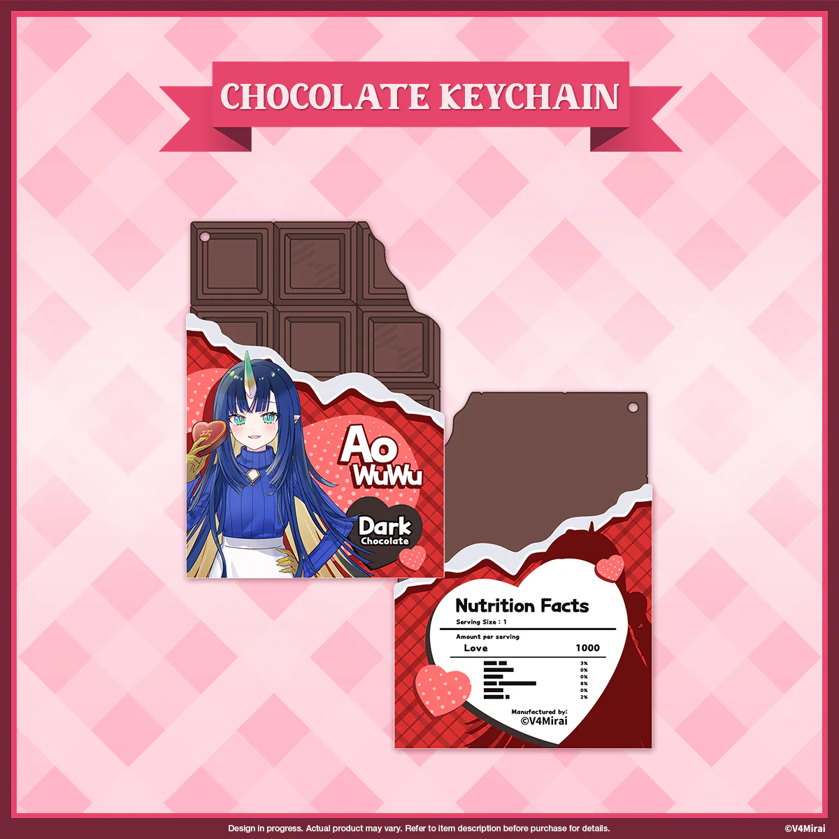 A Very V4 Valentines - Chocolate Keychain (not edible) - Image 11