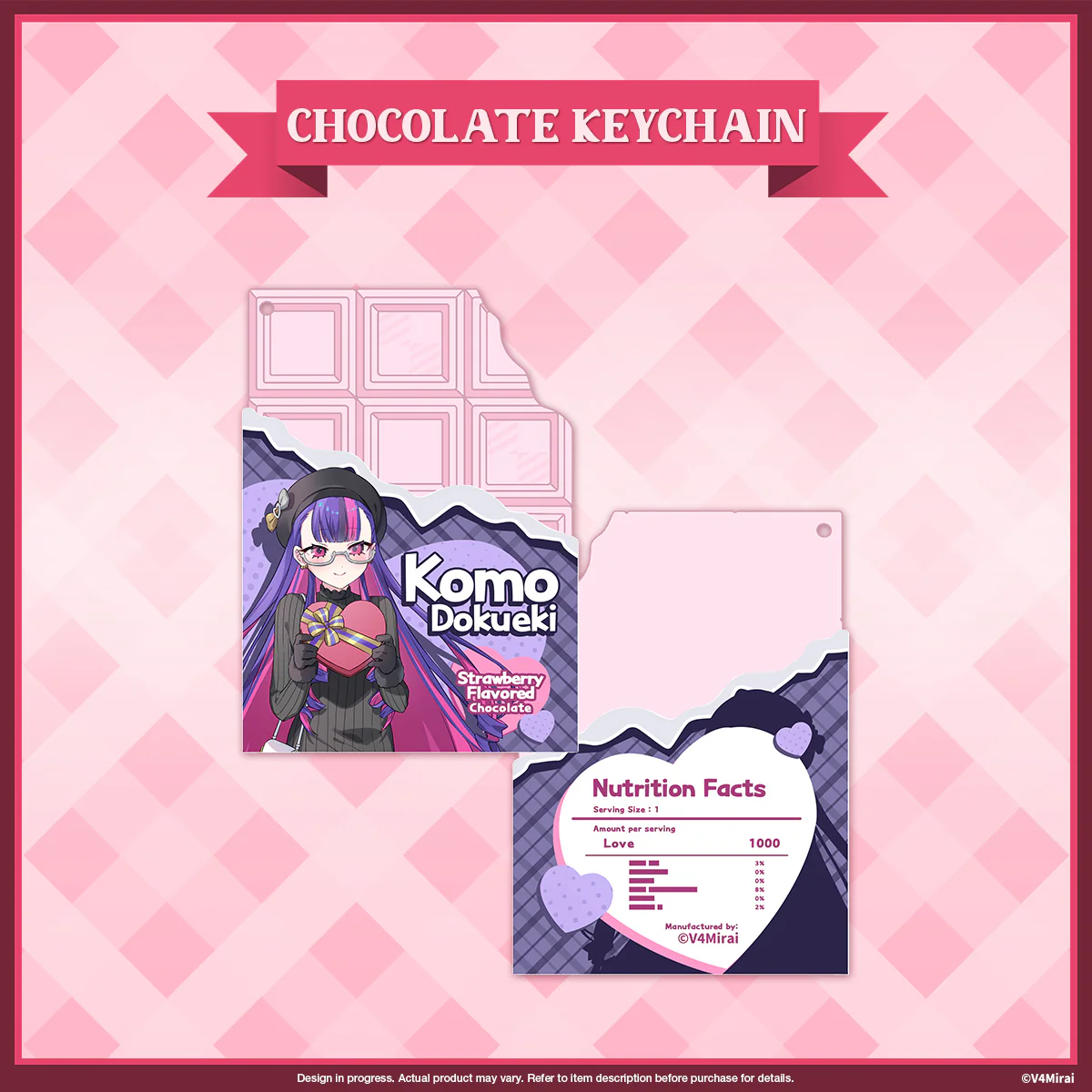 A Very V4 Valentines - Chocolate Keychain (not edible) - Image 12
