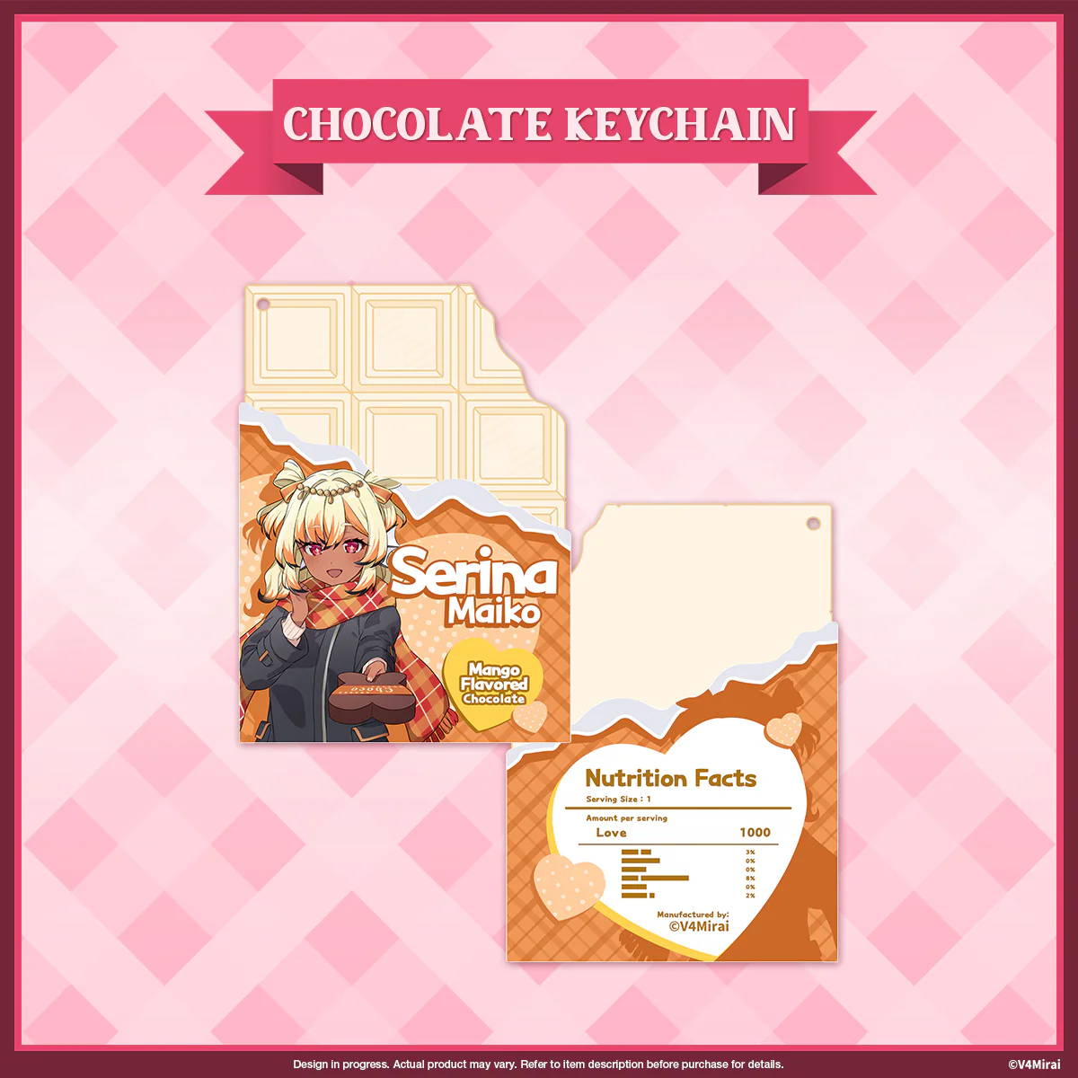 A Very V4 Valentines - Chocolate Keychain (not edible) - Image 14