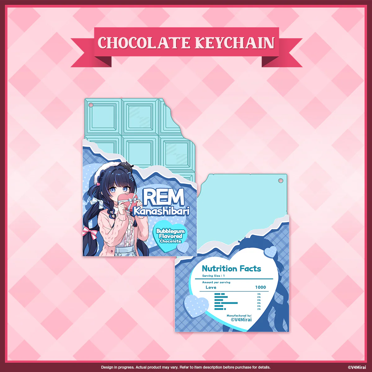 A Very V4 Valentines - Chocolate Keychain (not edible) - Image 6