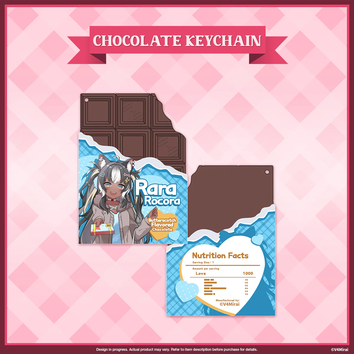 A Very V4 Valentines - Chocolate Keychain (not edible) - Image 9