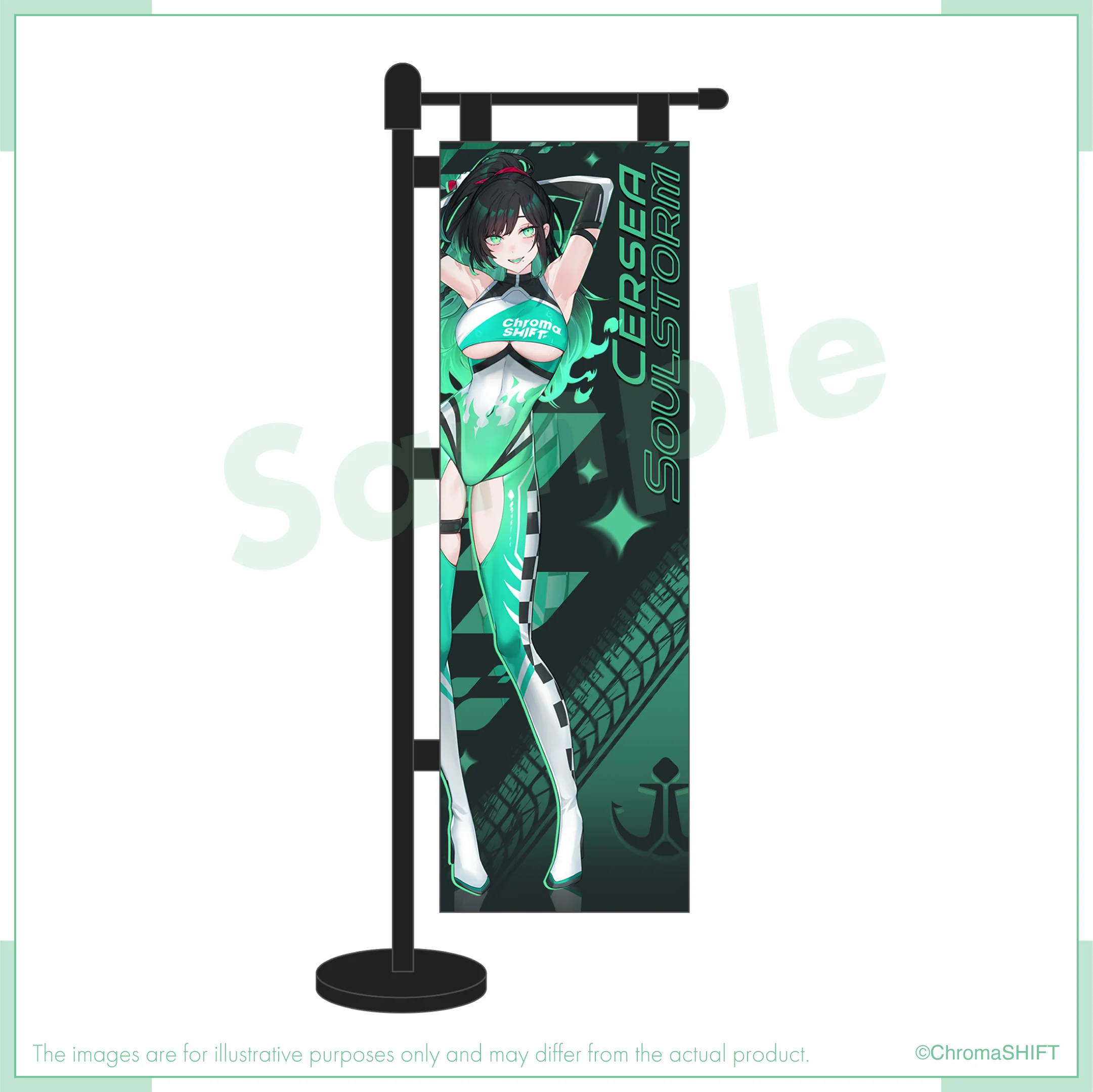 Virtual Grand Prix Merch - Desk Flag - Image 2