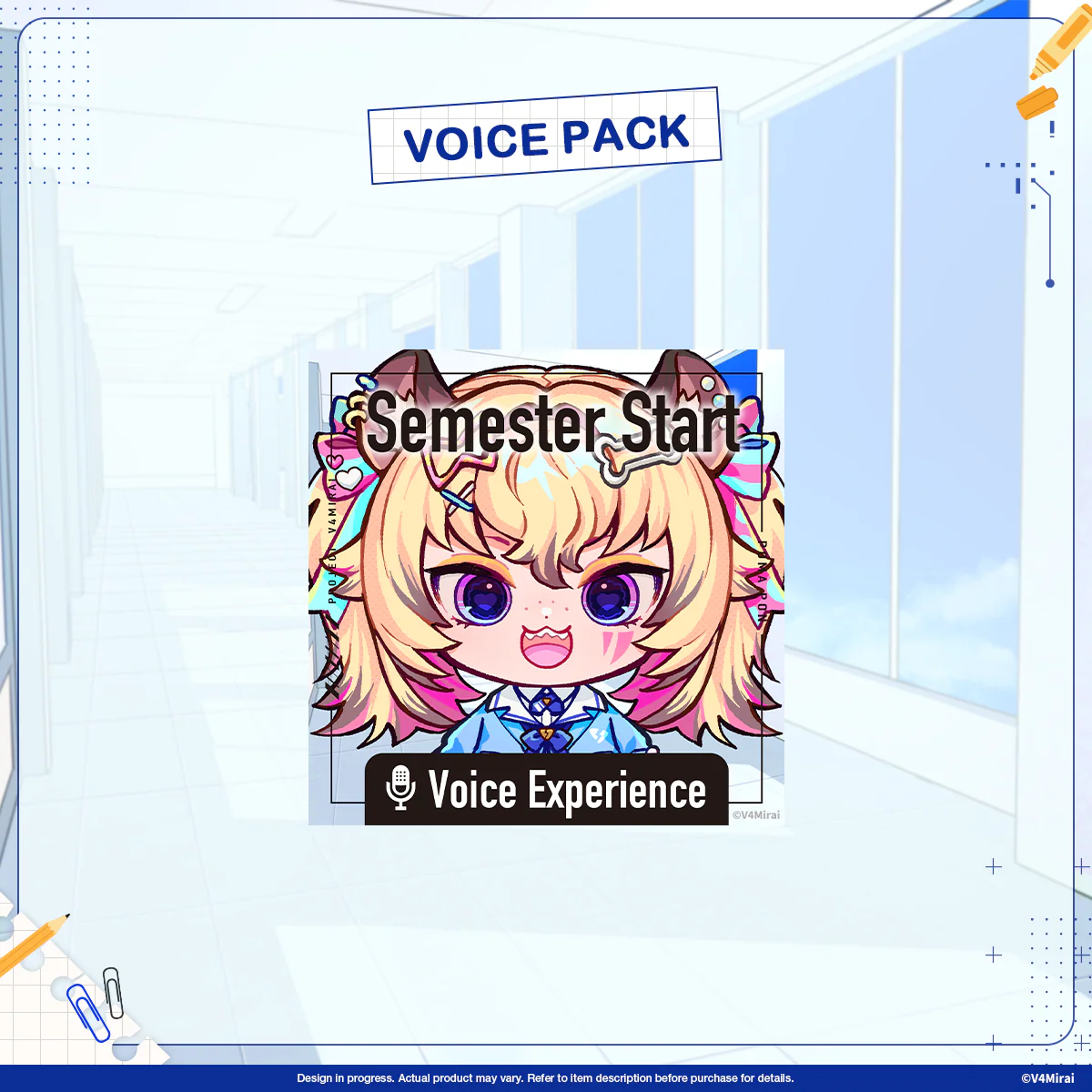 Voice Packs - V4Mirai Semester Start Merch 2025 - Image 3