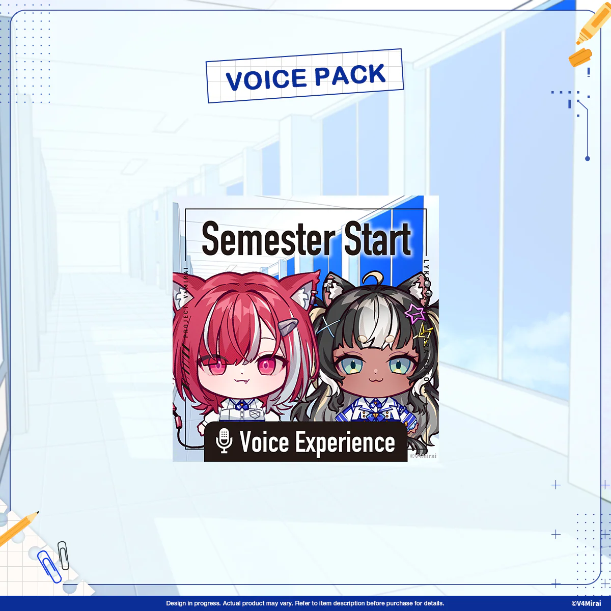 Voice Packs - V4Mirai Semester Start Merch 2025 - Image 4