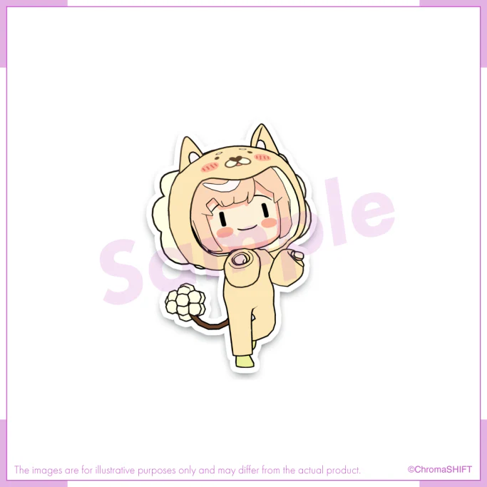 WILDFYRE 1st Anniversary Merch - Chibi Die-Cut Sticker - Image 3