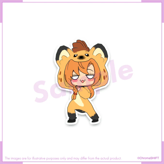 WILDFYRE 1st Anniversary Merch - Chibi Die-Cut Sticker - Image 5