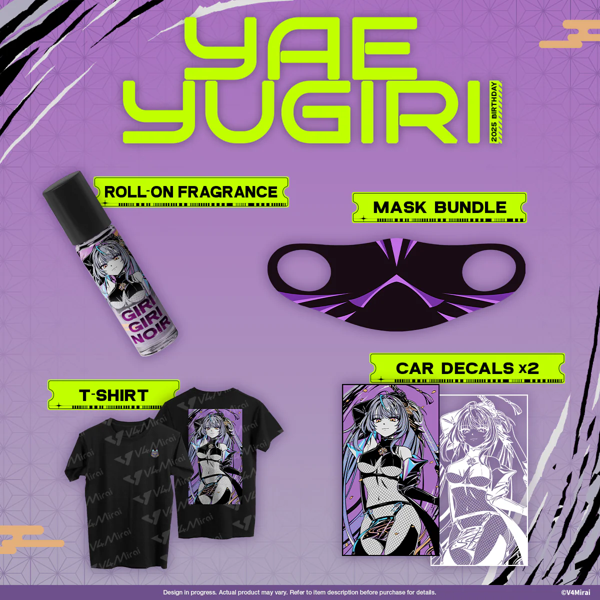 Yae Yugiri Birthday Merch 2025 - Image 2